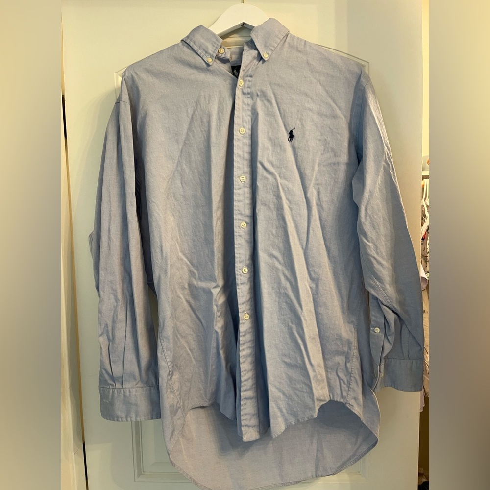 Ralph Lauren Blue Boys Button Down Shirt